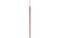 Art Advantage White Nylon Bristle Long Handle Flat #8 Paint Brush with Wood Handle - paint brushes for Acrylic Paint , Oil or Watercolor Paint - Face Paint application, Nail Art